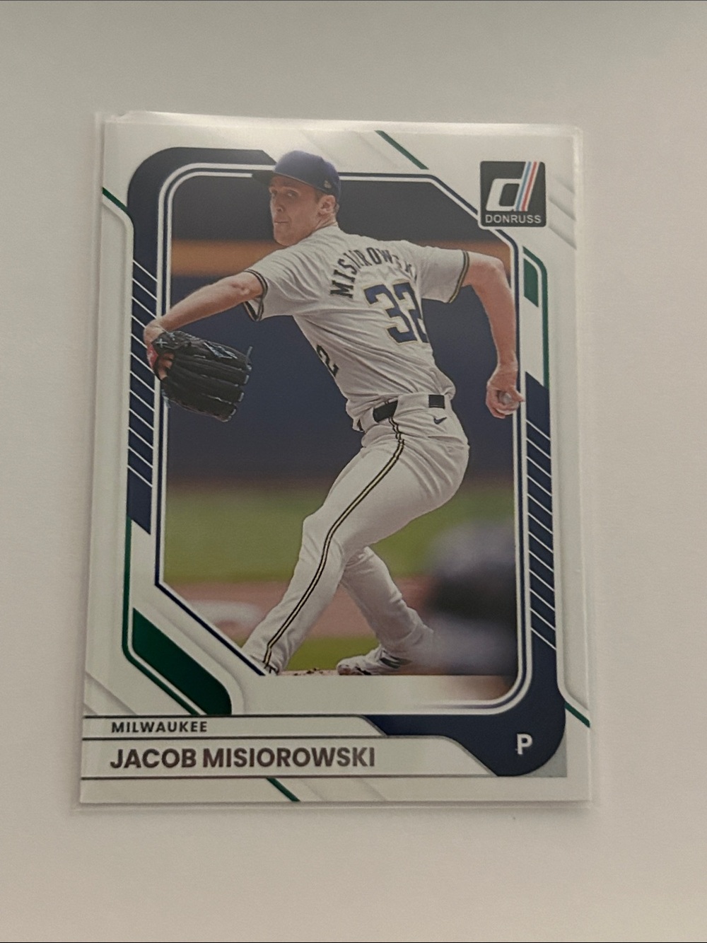 Jacob Misiorowski Baseball Card - Milwaukee - 2026 Donruss